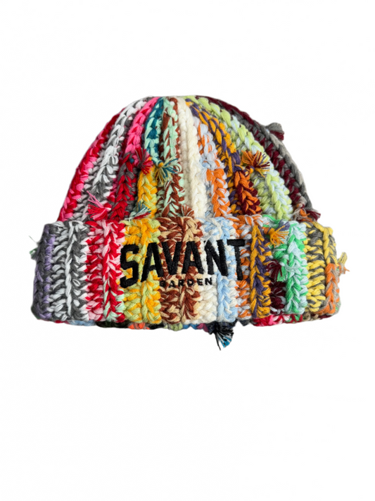 SAVANT GARDEN MULTICOLOR CROCHET BEANIE